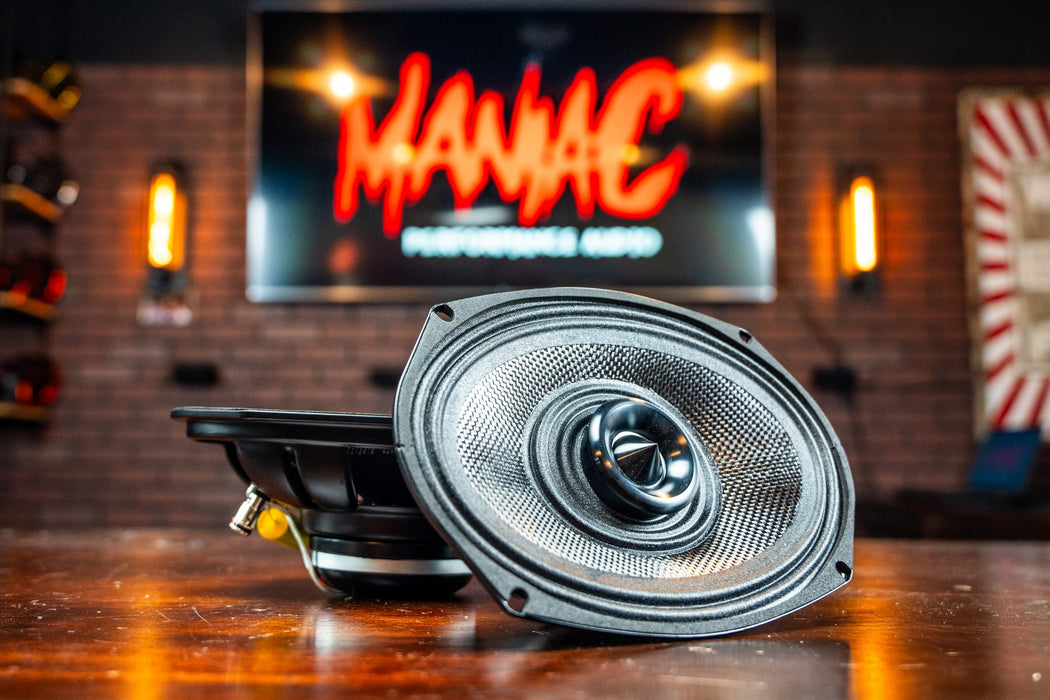 MANIAC HOODLUM 690 CARBON FIBER COAXIALS (PAIR)